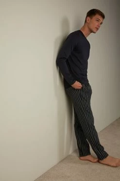 Best Pirce 💯 Intimissimi Men Long-Sleeve Supima® Cotton Top White 💯 -Deals Pajamas Store CLU12G800 M