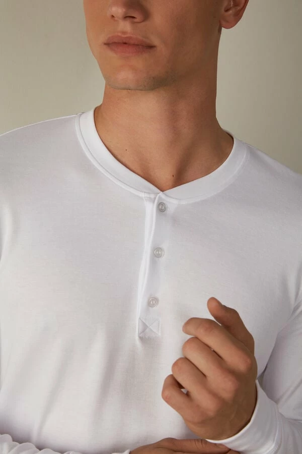 Hot Sale ๐ Intimissimi Men Supima Interlock Long-Sleeve Top Heathered Graphite Grey โค๏ธ 8 Hot Sale ๐ Intimissimi Men Supima Interlock Long-Sleeve Top Heathered Graphite Grey โค๏ธ - Image 6