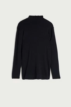 New 💯 Intimissimi Men Long-sleeve High-Neck Modal-Cashmere Top Midnight Blue 🎁 -Deals Pajamas Store CLU16D 800 F