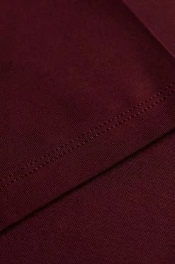 Best reviews of 🤩 Intimissimi Men T-shirt In Stretch Supima® Cotton Dark Cherry Red 🎁 -Deals Pajamas Store CMU12A225I D1