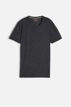 Brand new ๐คฉ Intimissimi Men Stretch Merino Wool Short-Sleeve T-Shirt Charcoal Grey Blend ๐ 11 Brand new ๐คฉ Intimissimi Men Stretch Merino Wool Short-Sleeve T-Shirt Charcoal Grey Blend ๐ -Deals Pajamas Store CMU17A 7522 F