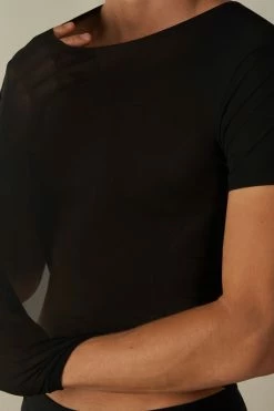 Brand new 🛒 Intimissimi Men Seamless Micromesh Top White 🧨 -Deals Pajamas Store CMU19A019 M