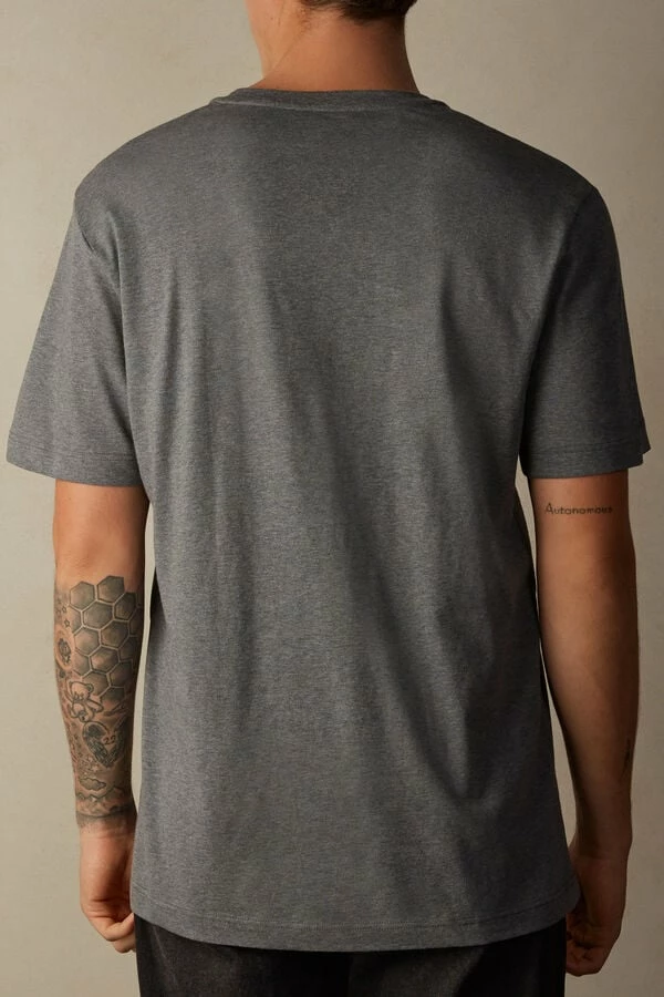 Deals ❤️ Intimissimi Men Hulk Print T-shirt Heathered Graphite Grey 😍 2 Deals ❤️ Intimissimi Men Hulk Print T-shirt Heathered Graphite Grey 😍