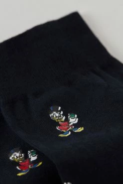 Cheap ✔️ Intimissimi Men Scrooge McDuck Short 🧦 Socks Dark Blue Scrooge Mcduck Print 🔔