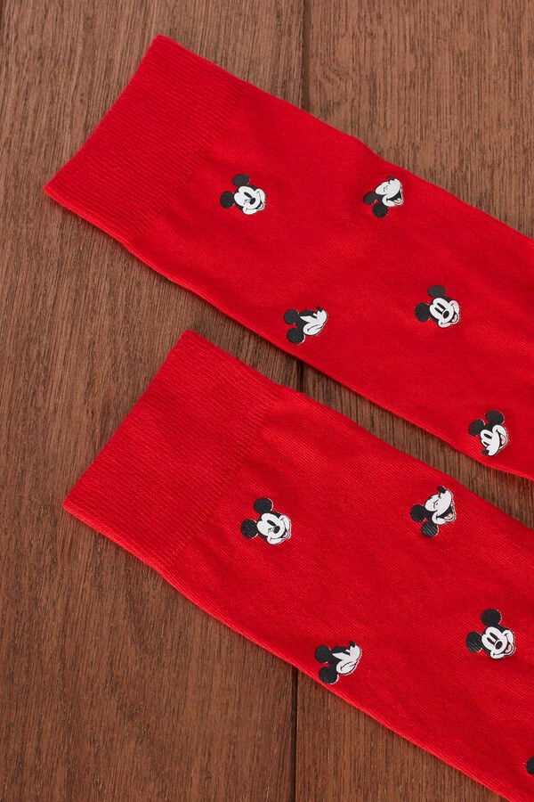 Flash Sale 🛒 Intimissimi Men ©Disney Mickey Mouse Short 🧦 Socks In Soft Cotton Graphite Grey Heather Mickey Faces Print 😉 3 Flash Sale 🛒 Intimissimi Men ©Disney Mickey Mouse Short 🧦 Socks In Soft Cotton Graphite Grey Heather Mickey Faces Print 😉 - Image 2