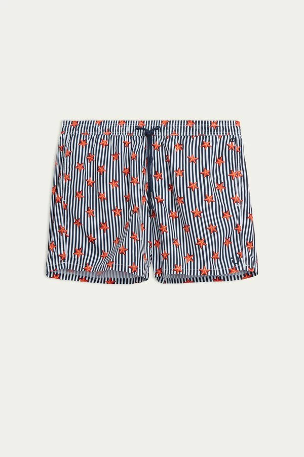 Top 10 ๐งจ Intimissimi Men Stripes And Star Fish Print Tritone Swim Trunks White/blue Stripes Starfish Print โญ 5 Top 10 ๐งจ Intimissimi Men Stripes And Star Fish Print Tritone Swim Trunks White/blue Stripes Starfish Print โญ - Image 4
