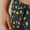 Wholesale 😀 Intimissimi Men Lemon Print Tritone Swim Trunks Blue Lemon Print 🛒