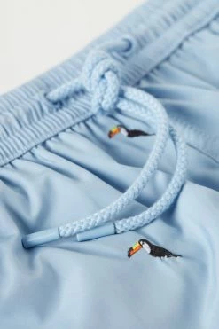 Discount 🥰 Intimissimi Men Embroidered Toucan Swim Trunks Tucani Azzurri 🛒 -Deals Pajamas Store MB0123934I D1