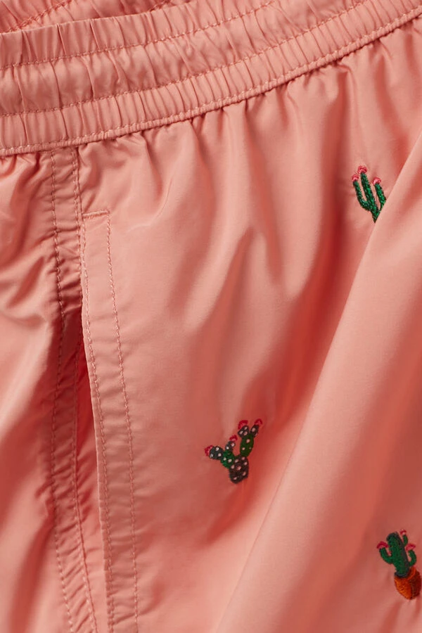 Brand new ๐ Intimissimi Men Embroidered Cactus Swim Trunks Pink With Cactus โ 6 Brand new ๐ Intimissimi Men Embroidered Cactus Swim Trunks Pink With Cactus โ - Image 4