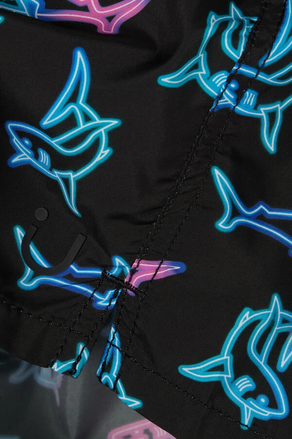 Top 10 🎁 Intimissimi Men Neon Shark Print Swim Trunks Black Neon Shark Print 🎁 6 Top 10 🎁 Intimissimi Men Neon Shark Print Swim Trunks Black Neon Shark Print 🎁 - Image 4