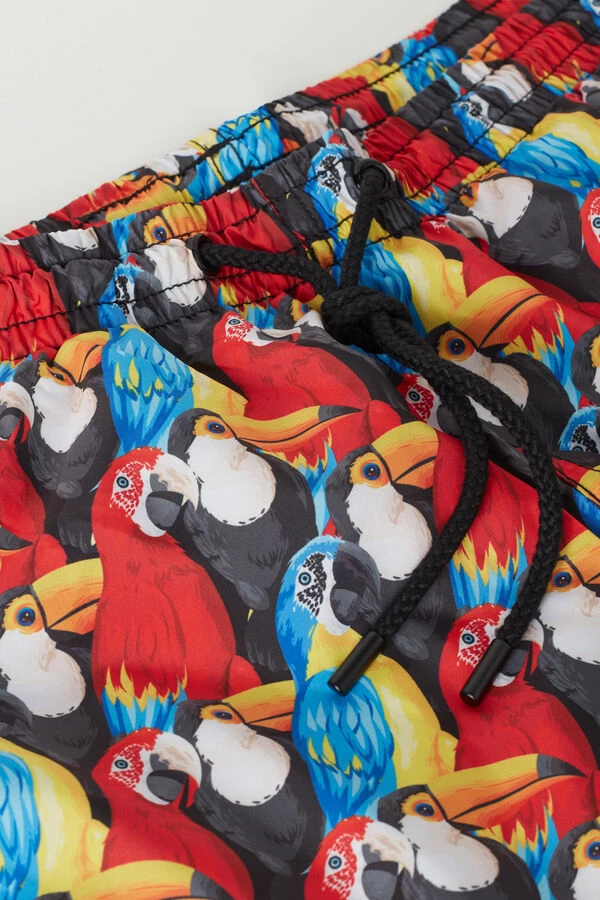 Best Sale โค๏ธ Intimissimi Men Parrot Print Swim Trunks Parrot Print ๐งจ 6 Best Sale โค๏ธ Intimissimi Men Parrot Print Swim Trunks Parrot Print ๐งจ - Image 4