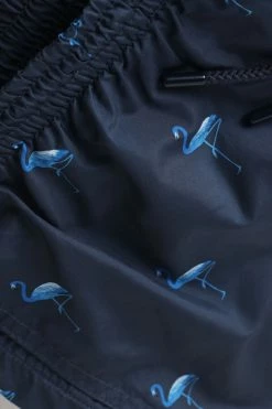 Buy ⭐ Intimissimi Men Flamingo Print Swim Trunks Intense Blue Flamingo Print 🌟 -Deals Pajamas Store MB0138946I D1