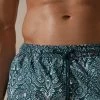 Cheapest ✨ Intimissimi Men Paisley Print Swim Trunks Dark Green Paisley Print 🎉