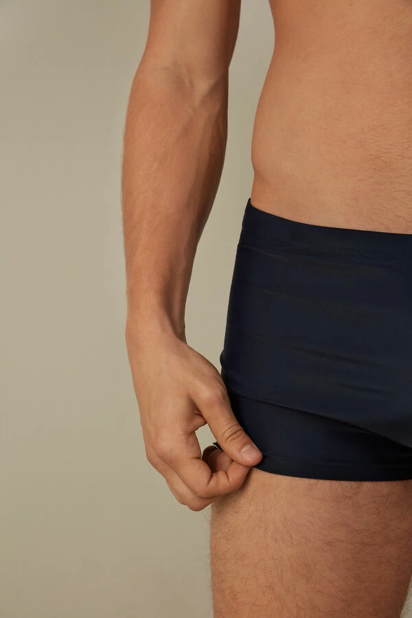 Best Pirce 🧨 Intimissimi Men Plain Square-Cut Swim Trunks Intense Blue ⌛ 2 Best Pirce 🧨 Intimissimi Men Plain Square-Cut Swim Trunks Intense Blue ⌛ - Image 2