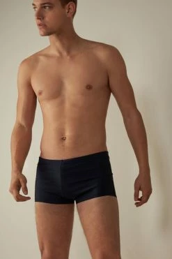 Best Pirce 🧨 Intimissimi Men Plain Square-Cut Swim Trunks Intense Blue ⌛ 9 Best Pirce 🧨 Intimissimi Men Plain Square-Cut Swim Trunks Intense Blue ⌛ -Deals Pajamas Store MP00031467 M