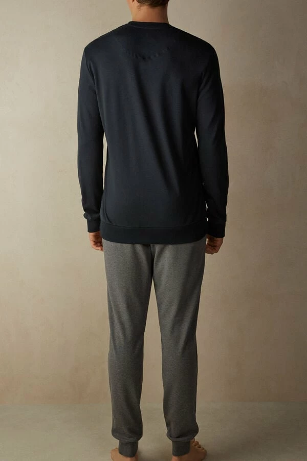 Best Pirce ๐ Intimissimi Men Hulk Full Length Pajamas In Cotton Interlock Midnight Blue ๐ 3 Best Pirce ๐ Intimissimi Men Hulk Full Length Pajamas In Cotton Interlock Midnight Blue ๐