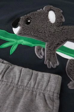 Best deal 😉 Intimissimi Men Koala Cotton Interlock Full Length Pajamas Midnight Blue 🤩 -Deals Pajamas Store PLU586800 D1