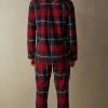 Top 10 👍 Intimissimi Men Red Tartan Brushed Cloth Full Length Pajamas Red Tartan Print ✨ -Deals Pajamas Store PLU590086J BI