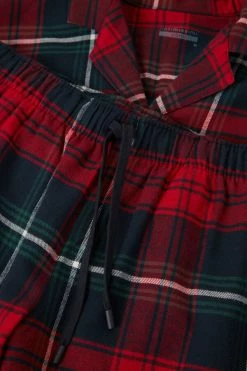 Top 10 👍 Intimissimi Men Red Tartan Brushed Cloth Full Length Pajamas Red Tartan Print ✨ -Deals Pajamas Store PLU590086J D1