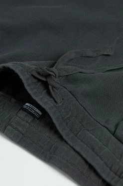 Cheap 🌟 Intimissimi Men Délavé Cotton Piqué Shorts Black 😍 -Deals Pajamas Store PUC265019 D1