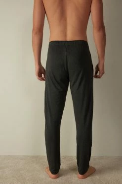 New π Intimissimi Men Silk And Modal Trousers Dark Grey Blend π 10 New π Intimissimi Men Silk And Modal Trousers Dark Grey Blend π -Deals Pajamas Store PUL23A040 BI