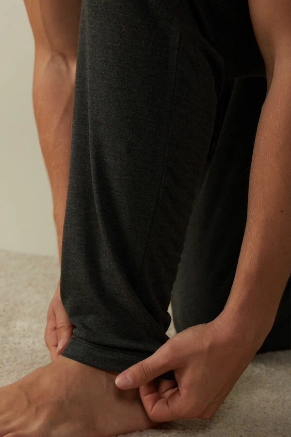 New π Intimissimi Men Silk And Modal Trousers Dark Grey Blend π 4 New π Intimissimi Men Silk And Modal Trousers Dark Grey Blend π - Image 2