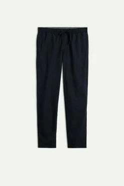Top 10 ✔️ Intimissimi Men Pants In Cotton Cloth Midnight Blue 👏 -Deals Pajamas Store PUL25A800 F