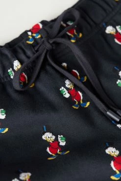 Coupon 🌟 Intimissimi Men Cotton Interlock Scrooge McDuck Full Length Pants Midnight Blue Scrooge Mcduck Print 👍 -Deals Pajamas Store PUL389044J D1