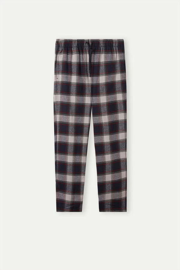 Best deal ๐ฅ Intimissimi Men Long Pants In Brushed Cloth With Heathered Tartan Pattern White/blue Herringbone Tartan Print ๐ 4 Best deal ๐ฅ Intimissimi Men Long Pants In Brushed Cloth With Heathered Tartan Pattern White/blue Herringbone Tartan Print ๐ - Image 2