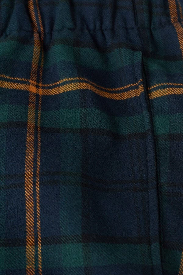 Deals ๐ Intimissimi Men Full Length Pants In Green And Blue Plaid Brushed Cloth Blue/green Tartan Print โ 5 Deals ๐ Intimissimi Men Full Length Pants In Green And Blue Plaid Brushed Cloth Blue/green Tartan Print โ - Image 3