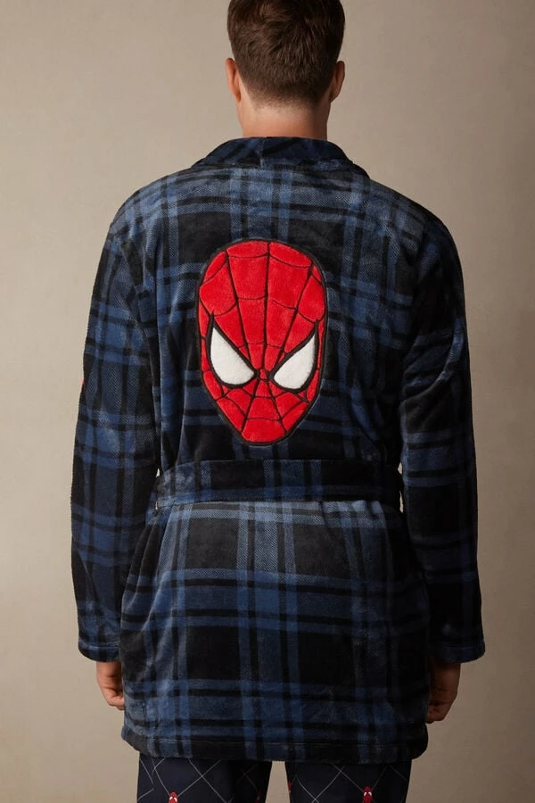 Flash Sale 𧨠Intimissimi Men Marvel Spider-Man Robe Blue Spider-man Print π 3 Flash Sale 𧨠Intimissimi Men Marvel Spider-Man Robe Blue Spider-man Print π