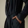 Coupon ⭐ Intimissimi Men Modal Robe Dark Blue 🔔 -Deals Pajamas Store PVU24A095I DT1W