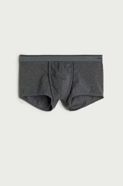 Coupon 🎉 Intimissimi Men Supima® Cotton Boxers White/blue 🔥 -Deals Pajamas Store SBU12E 080I F