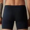 Buy 🔥 Intimissimi Men Long Boxers In Stretch Supima® Cotton White 💯 -Deals Pajamas Store SBU12L800 BI