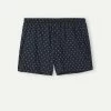 Cheapest 💯 Intimissimi Men Patterned Cotton Jersey Relaxed Fit Boxers Midnight Blue Dot Print 🌟 -Deals Pajamas Store SBU407049J F