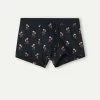 Deals ⌛ Intimissimi Men Stretch Supima® Cotton Scrooge McDuck Boxers Midnight Blue Scrooge Mcduck Print 🌟 -Deals Pajamas Store SBU408044J F