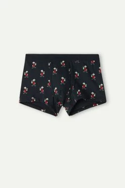 Deals ⌛ Intimissimi Men Stretch Supima® Cotton Scrooge McDuck Boxers Midnight Blue Scrooge Mcduck Print 🌟
