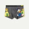 Flash Sale 🎉 Intimissimi Men Stretch Supima® Cotton Scrooge McDuck Money Boxers Heathered Graphite Grey ⭐