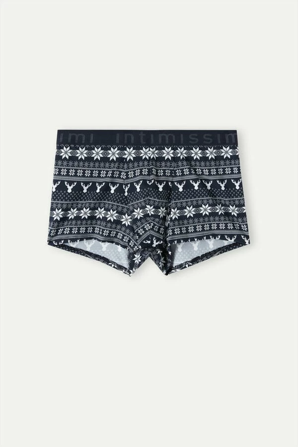 Best deal 🔥 Intimissimi Men Printed Microfiber Boxers Red Tartan Print 🔔 3 Best deal 🔥 Intimissimi Men Printed Microfiber Boxers Red Tartan Print 🔔 - Image 2