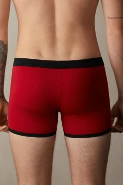 Brand new ✔️ Intimissimi Men Santa Claus Boxers In Stretch Supima® Cotton Red 👍