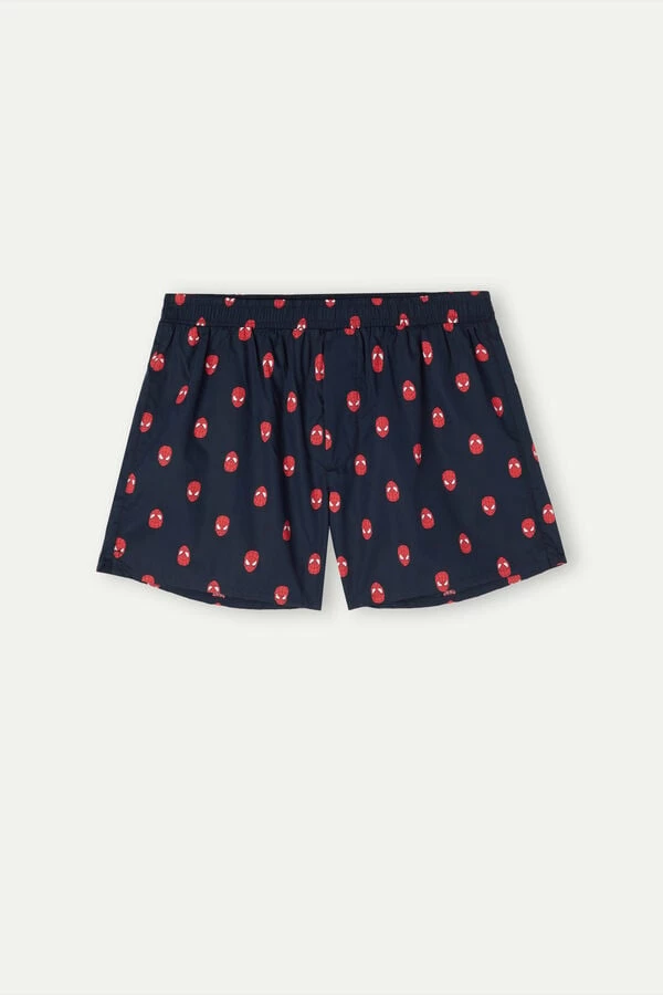 Flash Sale 🌟 Intimissimi Men Cotton Cloth Spider-Man Boxers Midnight Blue Spider-man Mask Print 🌟 3 Flash Sale 🌟 Intimissimi Men Cotton Cloth Spider-Man Boxers Midnight Blue Spider-man Mask Print 🌟