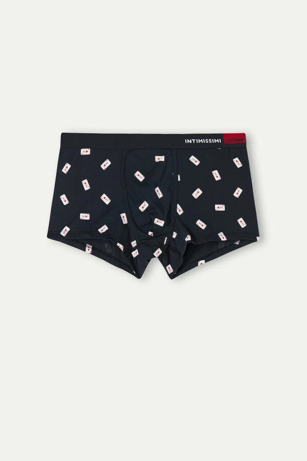 Cheapest 🧨 Intimissimi Men King Of Hearts Boxers In Stretch Supima® Cotton Midnight Blue King Of Hearts Print 😉 3 Cheapest 🧨 Intimissimi Men King Of Hearts Boxers In Stretch Supima® Cotton Midnight Blue King Of Hearts Print 😉
