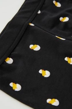 Outlet 🎁 Intimissimi Men Chick Boxers In Stretch Supima® Cotton Black Chick Print 😉 -Deals Pajamas Store SBU996057J D1
