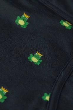 New 🔔 Intimissimi Men Toad Prince Boxers In Stretch Supima® Cotton Midnight Blue Toad Print 🎉 -Deals Pajamas Store SBU999060J D1