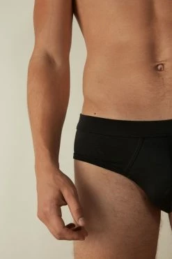 Hot Sale 🥰 Intimissimi Men Supima® Cotton Briefs Light Heathered Grey 👏