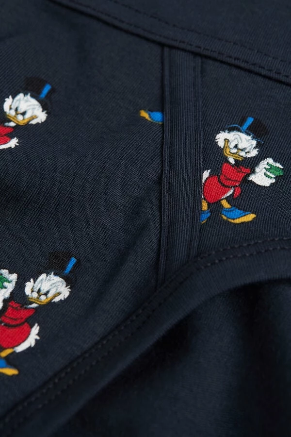 Best Pirce 👍 Intimissimi Men Stretch Supima® Cotton Scrooge McDuck Briefs Midnight Blue Scrooge Mcduck Print 🔔 4 Best Pirce 👍 Intimissimi Men Stretch Supima® Cotton Scrooge McDuck Briefs Midnight Blue Scrooge Mcduck Print 🔔 - Image 2