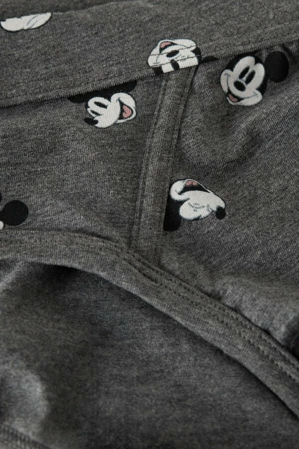 Flash Sale 🔥 Intimissimi Men ©Disney All Over Mickey Faces Briefs In Stretch Supima® Cotton Graphite Grey Heather Mickey Faces Print 🤩 4 Flash Sale 🔥 Intimissimi Men ©Disney All Over Mickey Faces Briefs In Stretch Supima® Cotton Graphite Grey Heather Mickey Faces Print 🤩 - Image 2