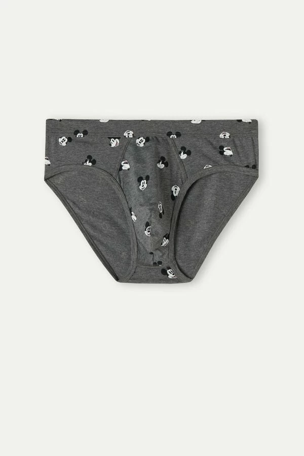 Flash Sale 🔥 Intimissimi Men ©Disney All Over Mickey Faces Briefs In Stretch Supima® Cotton Graphite Grey Heather Mickey Faces Print 🤩 3 Flash Sale 🔥 Intimissimi Men ©Disney All Over Mickey Faces Briefs In Stretch Supima® Cotton Graphite Grey Heather Mickey Faces Print 🤩