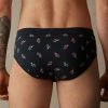 Flash Sale 🎁 Intimissimi Men Nutcracker Briefs In Stretch Supima® Cotton Midnight Blue Nutcrackers Print 😉 -Deals Pajamas Store SIU416109J BI