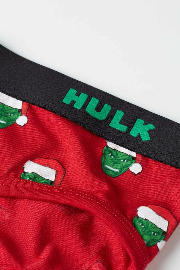 Budget 🔔 Intimissimi Men Marvel Hulk 🎅 Christmas Briefs In Stretch Supima® Cotton Rosso St.hulk Natale 🛒 5 Budget 🔔 Intimissimi Men Marvel Hulk 🎅 Christmas Briefs In Stretch Supima® Cotton Rosso St.hulk Natale 🛒 - Image 3